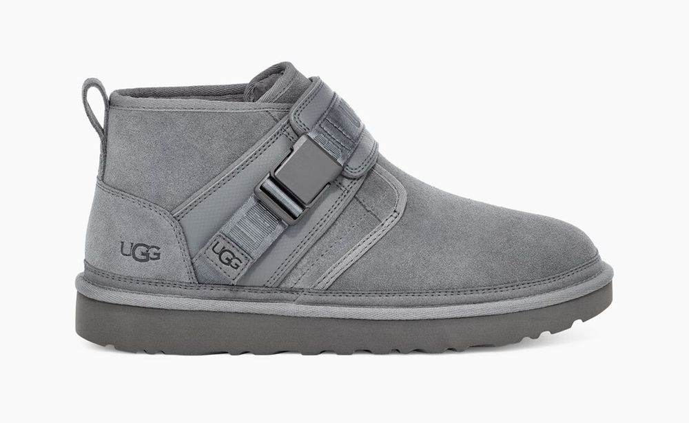 Ugg Neumel Snapback - Mens Chukka Boots - Grey - NZ (8427IGPLT)